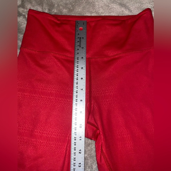 2/$60 Zyia Snakeskin Red Leggings Tights - Picture 5 of 7